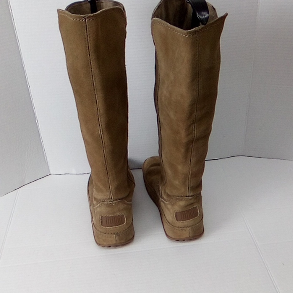 FITTLOP Women's Tan  Boots SIZE 7 - Picture 5 of 7